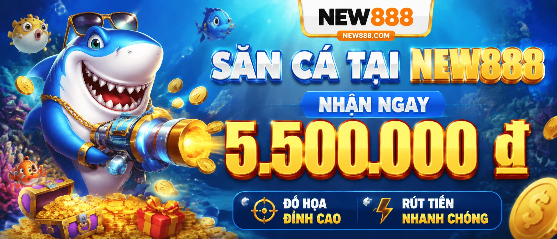 Bắn Cá giao diện phòng chơi
